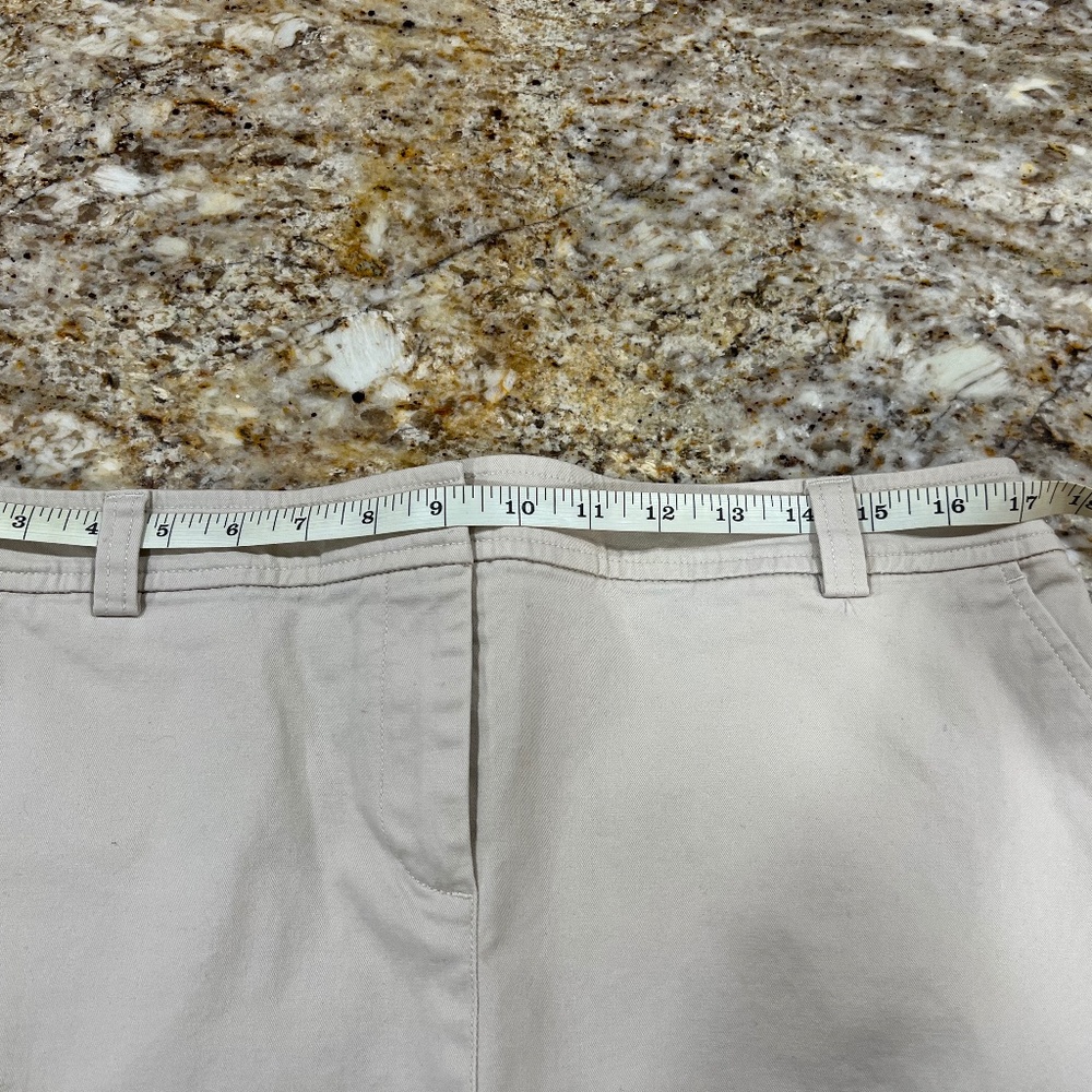 PRICE DROP!!  Talbots  Skirt with CARGO POCKETS Tan 12P - Gently LOVED - EUC - Picture 11 of 12